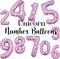 40 Inch Unicorn Number 1 Balloon 1st Unicorn Birthday Decorations for Girls Magical Unicorn Party Supplies Unicorn Balloons 1